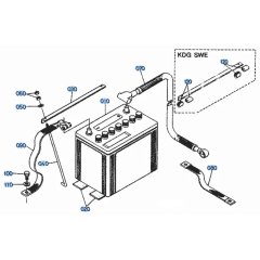 Battery Assembly for Kubota KH36