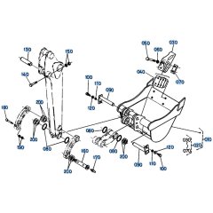 Bucket Assembly for Kubota KH41