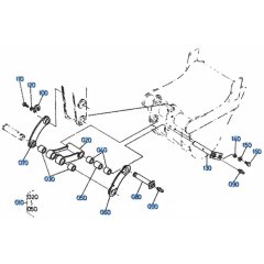 Bucket Link Assembly for Kubota KH51