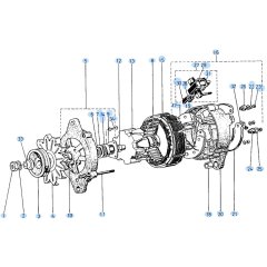 Dynamo Assembly for Kubota KH60