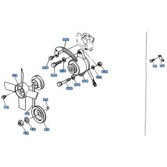 Dynamo Assembly for Kubota KH61 Mini Excavator