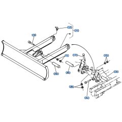 Dozer Assembly for Kubota KH66 Mini Excavator