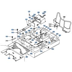 Floor Plate Assembly for Kubota KH66 Mini Excavator