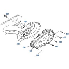 Drive Gear Case Assembly for Kubota KH66 Mini Excavator