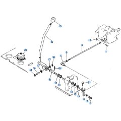 Control Lever (L/H) Assembly for Kubota KH90 Mini Excavator