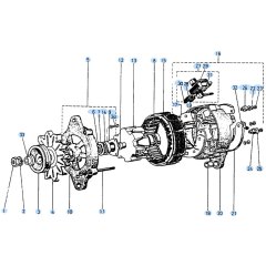 Dynamo Assembly for Kubota KH90 Mini Excavator