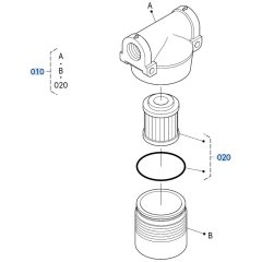 Oil Filter Assembly for Kubota KX030-4 Mini Excavator
