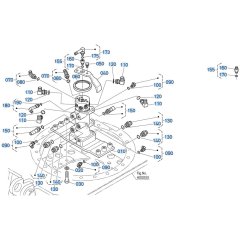 Rotary Joint Assembly for Kubota KX040-5 Mini Excavator