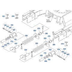 Idler Assembly -1 for Kubota KX040-5 Mini Excavator