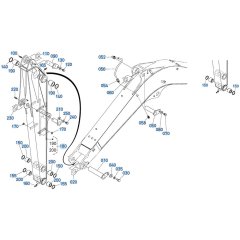 Arm Assembly for Kubota KX080-3 Mini Excavator