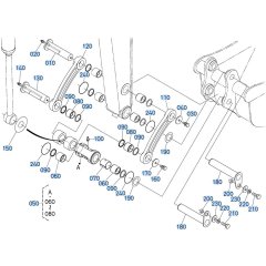 Bucket Link Assembly for Kubota KX080-3 Mini Excavator