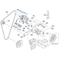 Compressor Assembly for Kubota KX080-3 Mini Excavator