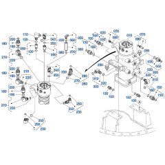 Rotary Joint Assembly for Kubota KX080-4s Mini Excavator