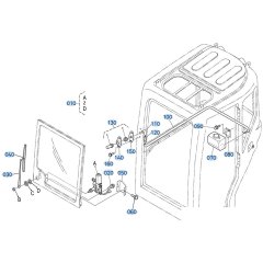 Wiper Assembly for Kubota KX121-3 Mini Excavator