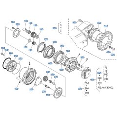 Drive Motor Assembly for Kubota KX161-3s Mini Excavator