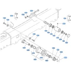 Track Roller Assembly for Kubota KX161-3s Mini Excavator