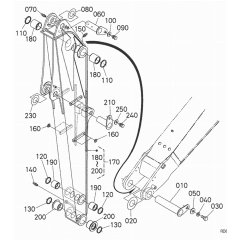 Dipper Arm Assembly for Kubota