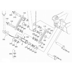 Dipper Arm/Bucket Link Assembly