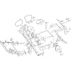 Camon LA16 Lawn Aerator Assembly