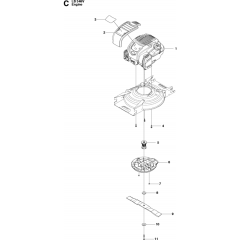 Engine Assembly for Husqvarna LB 348V
