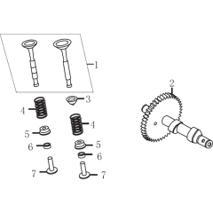 Gas Distribution Assembly Loncin LC152F
