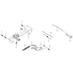 Control (Fixed) Assembly for Loncin LC2V80FD Engine