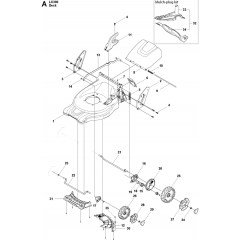 Mower Deck for Husqvarna LC353 V