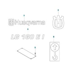 Decals for Husqvarna LF 160