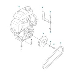 Engine Assembly for Husqvarna