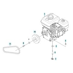 Engine Assembly for Husqvarna