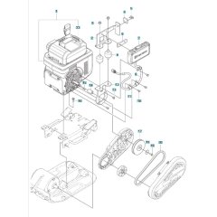 Power Unit for Husqvarna LFe 60