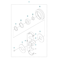 Clutch Assembly for LG 204