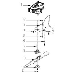 Blade Assembly for Harry Mower