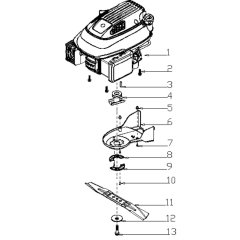 Blade Assembly for Harry Mower