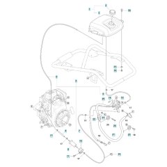 Fuel Tank Assembly for Husqvarna