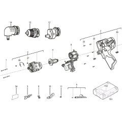 Milwaukee M12FPDX Assembly