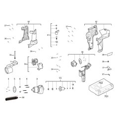 Milwaukee M18FPM Assembly