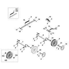 Chassis Assembly for Viking MA 400