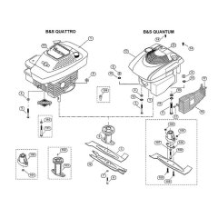 Engine, Blade for Viking MB 400 X
