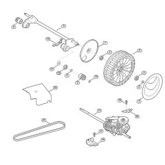 Shaft Drive for Viking MB 655.0 GS