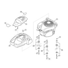 Engine for Viking MB 655.1 RS