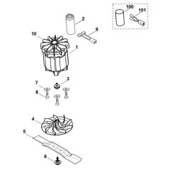 Engine Blade Assembly