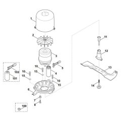 Engine Blade Assembly