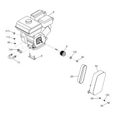 Drive Assembly for Wacker MFS12