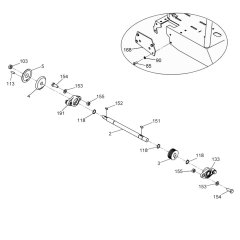 Shaft Assembly for Wacker MFSX14