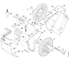 Hose Reel Assembly for Nilfisk