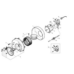 Fan Assembly for Nilfisk MH 4M