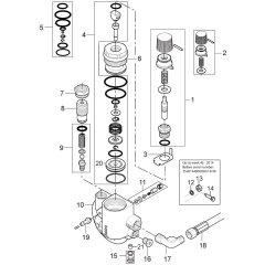 Water Flow Assembly for Nilfisk