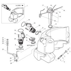 Tank Assembly for Nilfisk MH 7P