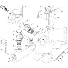 Tank Assembly for Nilfisk MH 7P